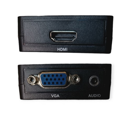 Convertidor VGA a HDMI con entrada de audio