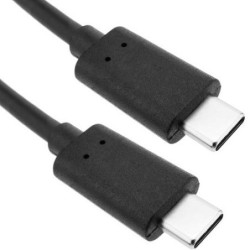 Cable USB tipo C macho a macho 1m