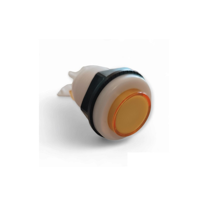 Pushbutton de maquinita borde blanco PB-116YL