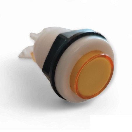 Pushbutton de maquinita borde blanco PB-116YL