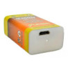 Bateria 9v recargable usb radox 660-723