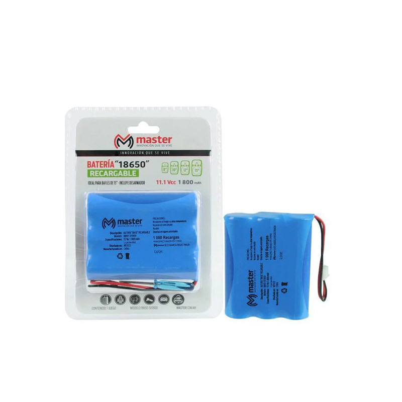 Bateria li-ion 18650 11.1V 800mAh