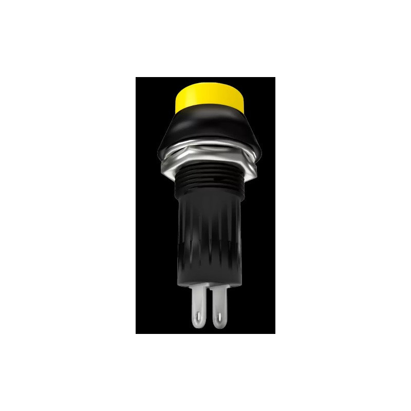 PB-091YL Pushbutton pulsador amarillo