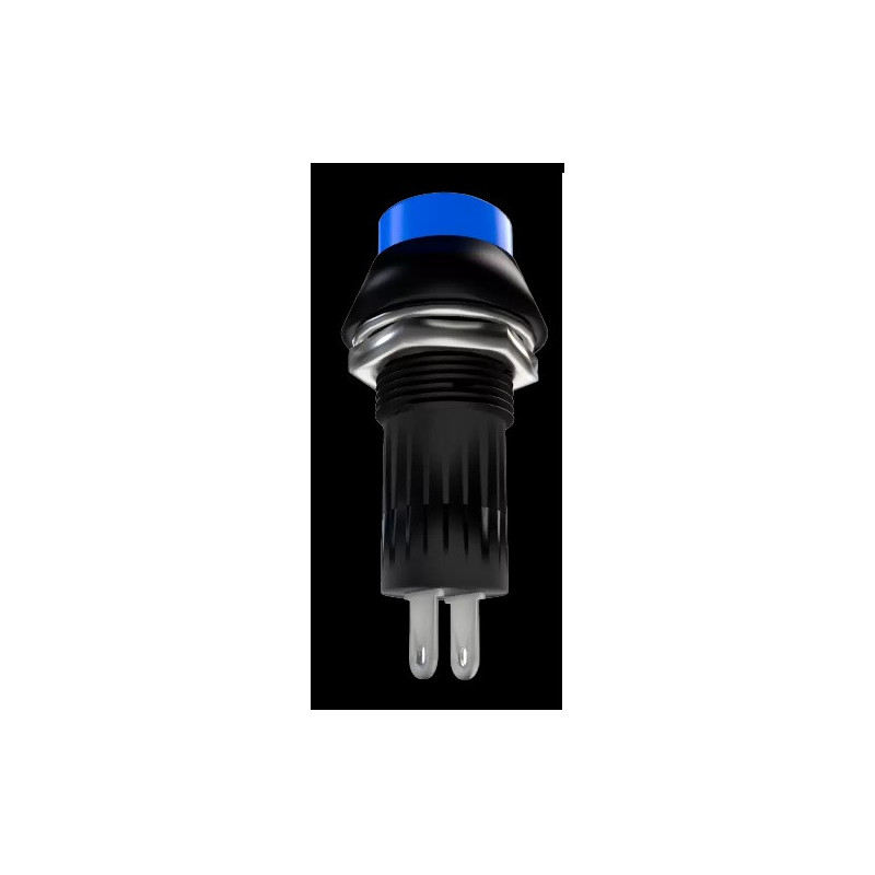 PB-091BL Pushbutton pulsador azul