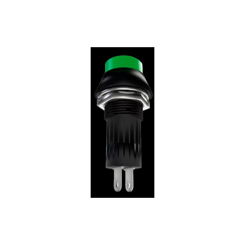 PB-091GR Pushbutton pulsador verde