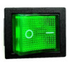 SW-050GR Switch grande rectangular 2P2T AC verde c