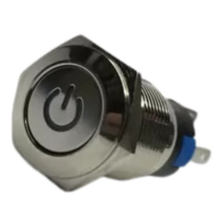 Pushbutton metalico con luz PB-120