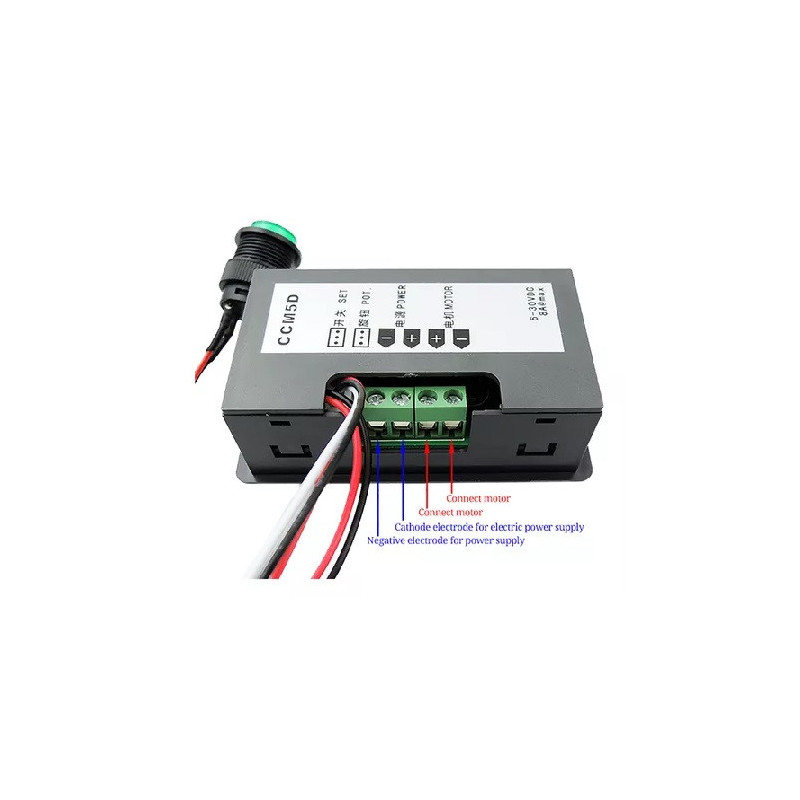 Controlador de velocidad CCM5D pantalla digital le