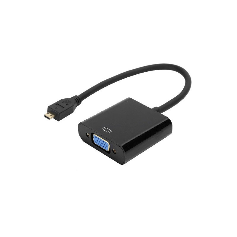 Adaptador cable Micro HDMI a VGA