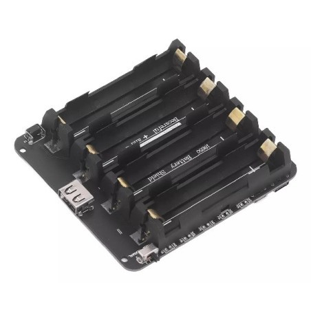 Módulo cargador de 4 baterías 18650