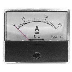 Carátula para amperimertro analógico 0-30A CA/CC 535-170