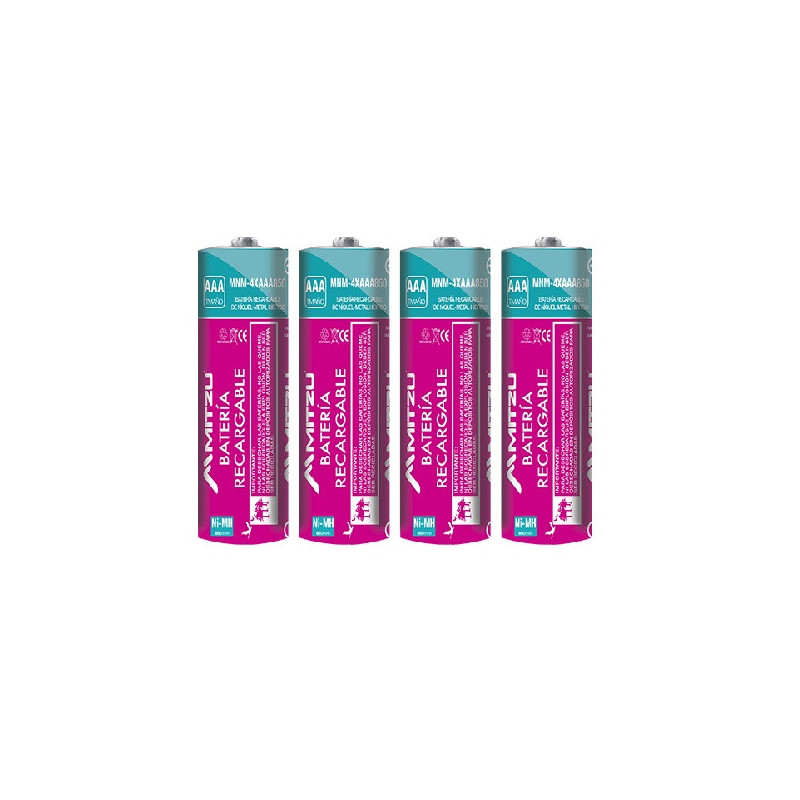 Bateria recargable AAA 850mAh MNM-4XAAA850