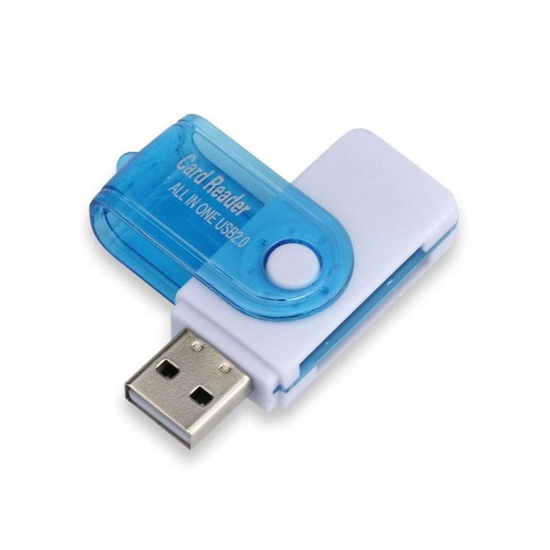 Lector multiple de tarjetas c/puerto USB